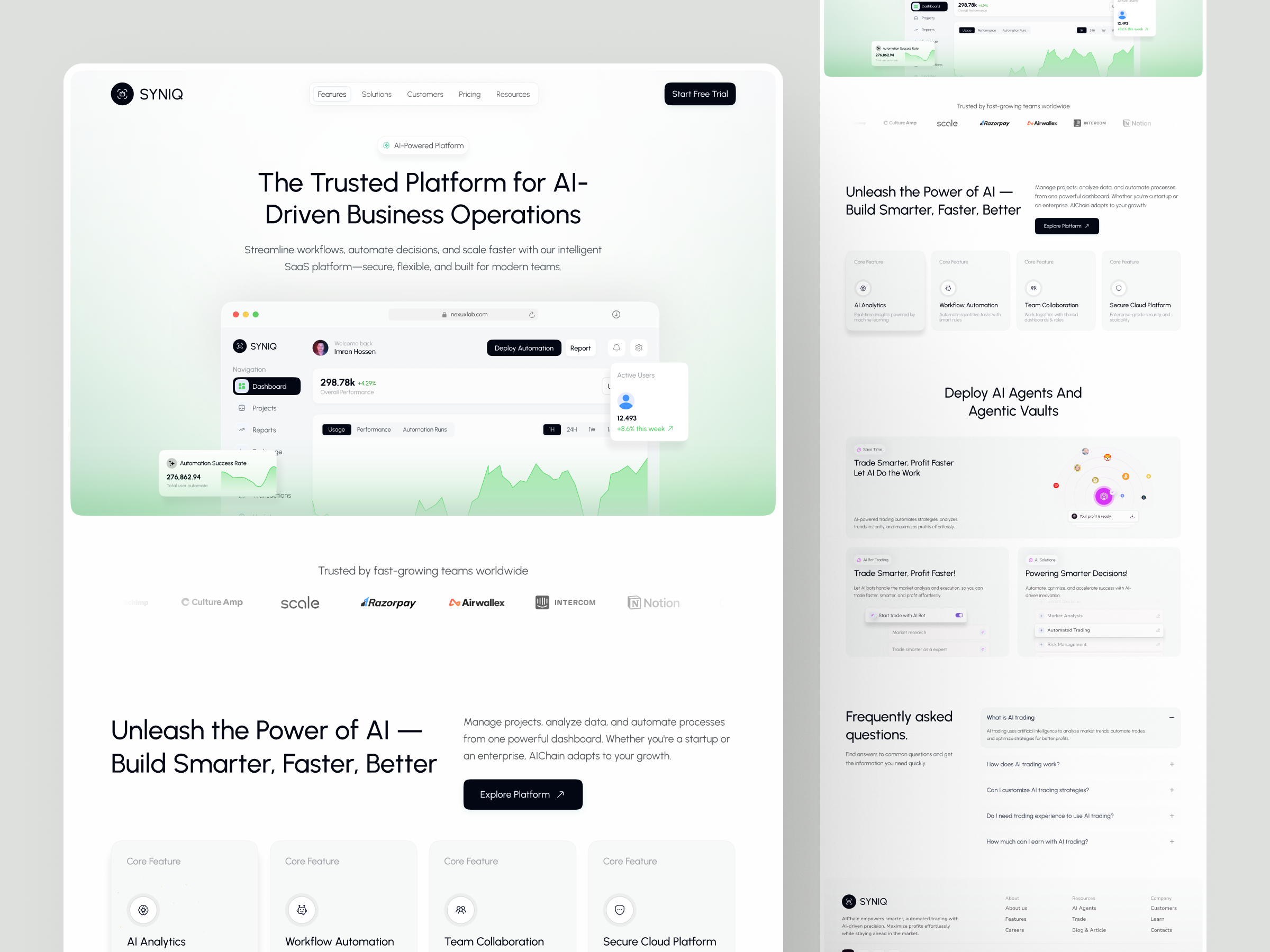 Example of Complete Website UI/UX Design
