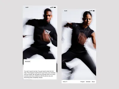 Editorial Running App app bold design designer editorial figma minimal mobile run running running app running club ui uiux uiuxdesign ux