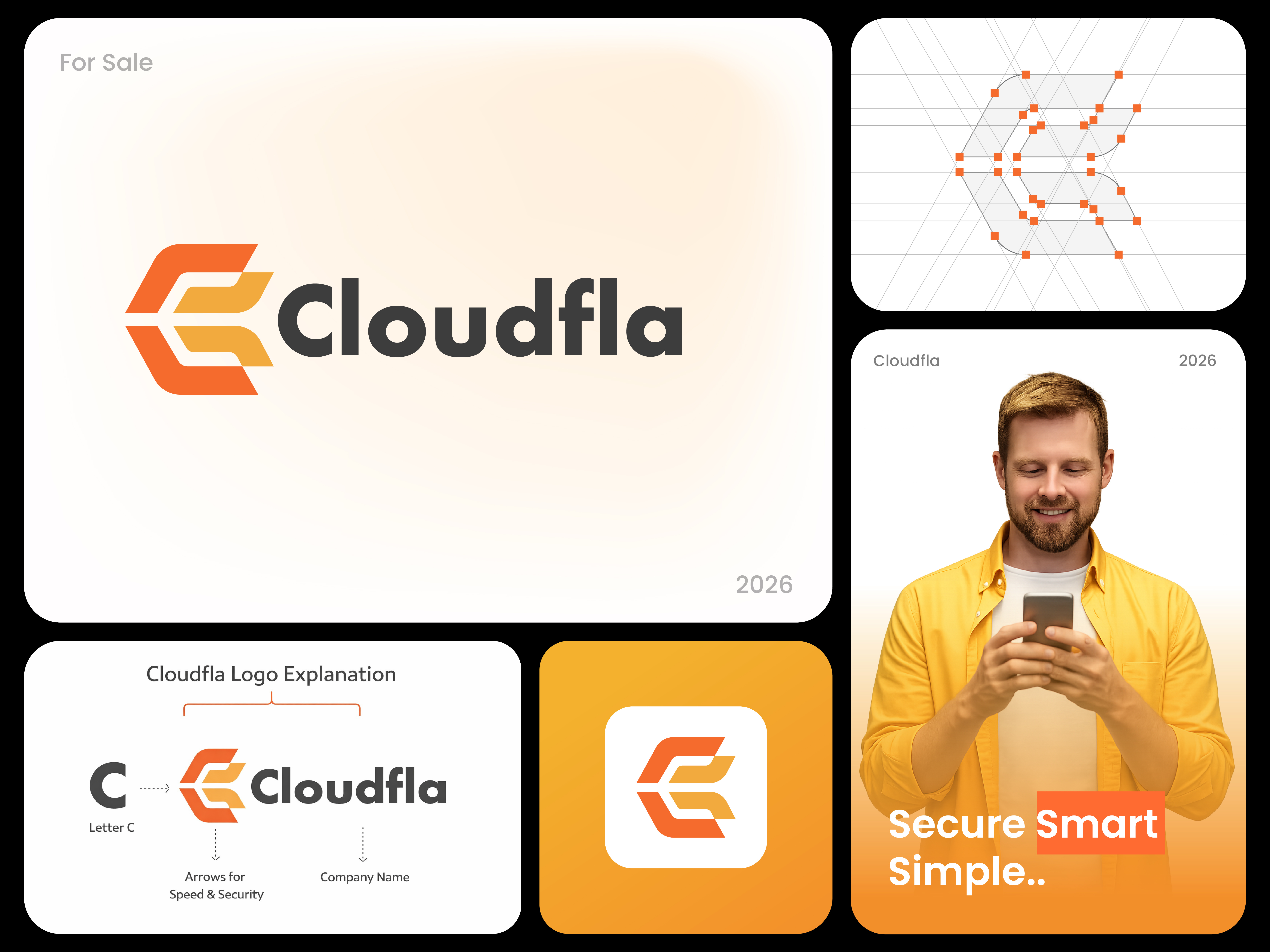 Example of Modern Minimal Custom Logo Design 