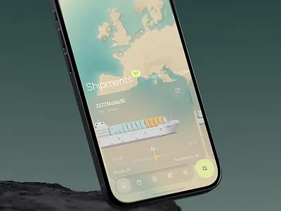 ShipLens SaaS – AI Shipment Management Platform admin ai app app design b2b crm dashboard design interface logistics mobile mobile design product saas ship software ui ux ux design ux ui