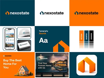 branding realstate logo design, logo designer best logo brand identity branding construction home house logo logo design logo designer logos mortgaje logos nexostate logo realstate branding logo realstate logo realstate logotype
