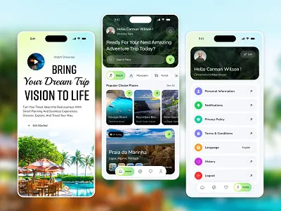 Travel App UI/UX Design best app design flight booking minimal travel app mobile design travel mobile travel app tourism app ui travel app travel app ui travel app ux travel application travel guide travel landing page travel mobile app ui travel ui kit travel ui ux travel web app ui ux design ui ux travel app