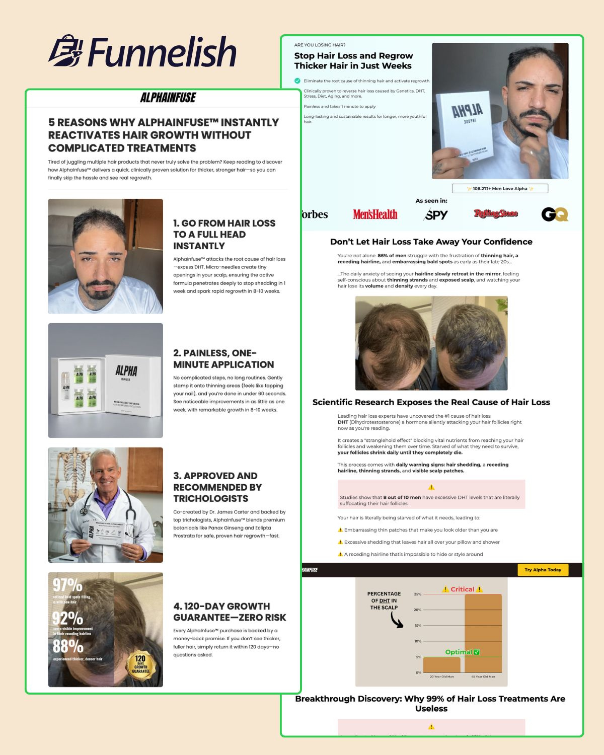 AlphaInfuse Funnel | Funnelish Template funnelish funnelish advertorial page funnelish expert funnelish listicle page funnelish product page funnelish template
