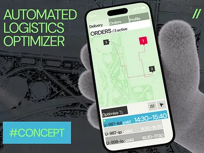 Delivery Mobile iOS App Design ai ai app android app app design assistant chatbot dashboard dashboard design delivery app design gps ios logistic map mobile mobile app mobile ui ui ux