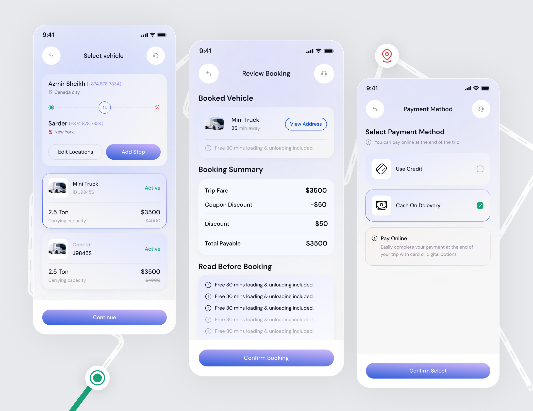 Smart Moving Mobile App - Redesign app design application mobile app mobile app design mobile app ui moving service app moving service booking app ui parcel shipping moving app relocation app ui shipping app case study smart moving app ui