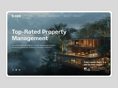Luxury Property Management Website Design luxury real estate product property management property website real estate real estate landing page real estate platform real estate website ui ux design web