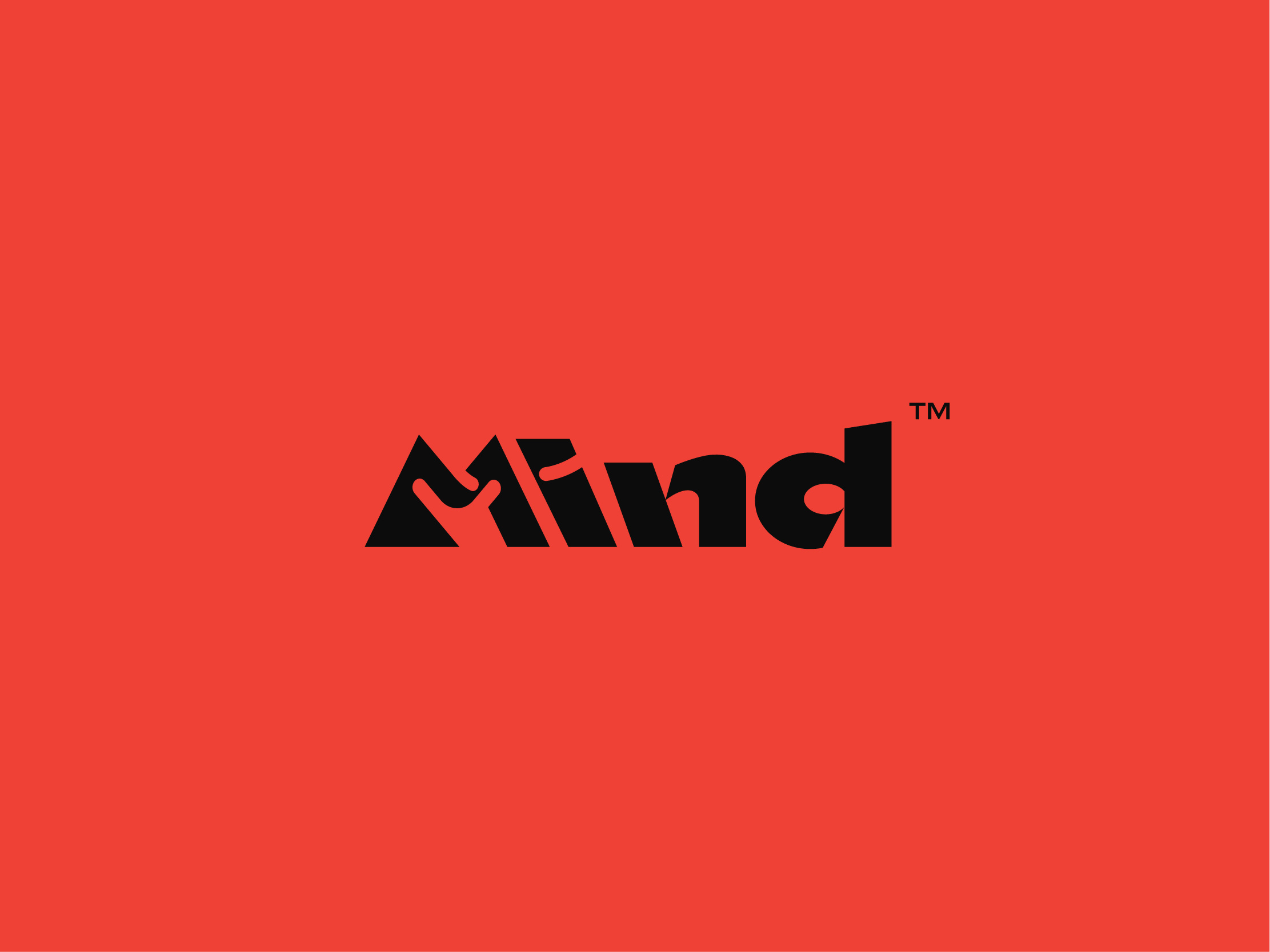 Mind™ - Financial business solution. bold logo brain logo business brain logo business marketing creative logo custom typography eye catchy logo fintech logo logo typo marketing logo mind logo minimal logo modern typo playful logo support logo trending visual trendy design vibrant palette warm logo wordmark logo