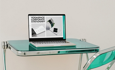 YogaSpace Corporate Stationary branding corporate identity corpotate stationary design digital design figma graphic design identity photoshop typography ui web web design website