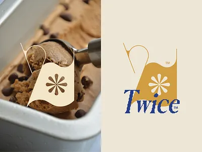 TWICE / Ice Cream Logo 2026 2026 chocolate cone creamy enjoy freeze frost ice cream kids melt pistachio scoop vanilla