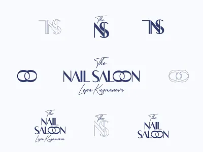 The Nail Saloon beauty saloon brand branding care cosmetics saloon cosmetics studio fashion girl manicure minimal logo modern logo nail saloon nail saloon logo ns logo ns monogram pedicure simple logo tns logo tns monogram woman
