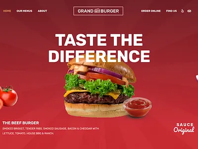 Restaurant / Cafe Website Design branding landing page ui web design web development webapp development website design website development