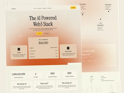 AI Powered Web3 Platform ai ai agent interface ai automation ai b2b website ai business ai launchpad ui ai powered web3 ecosystem design ai product marketing website ai project ai web3 design ai writer website product design web design
