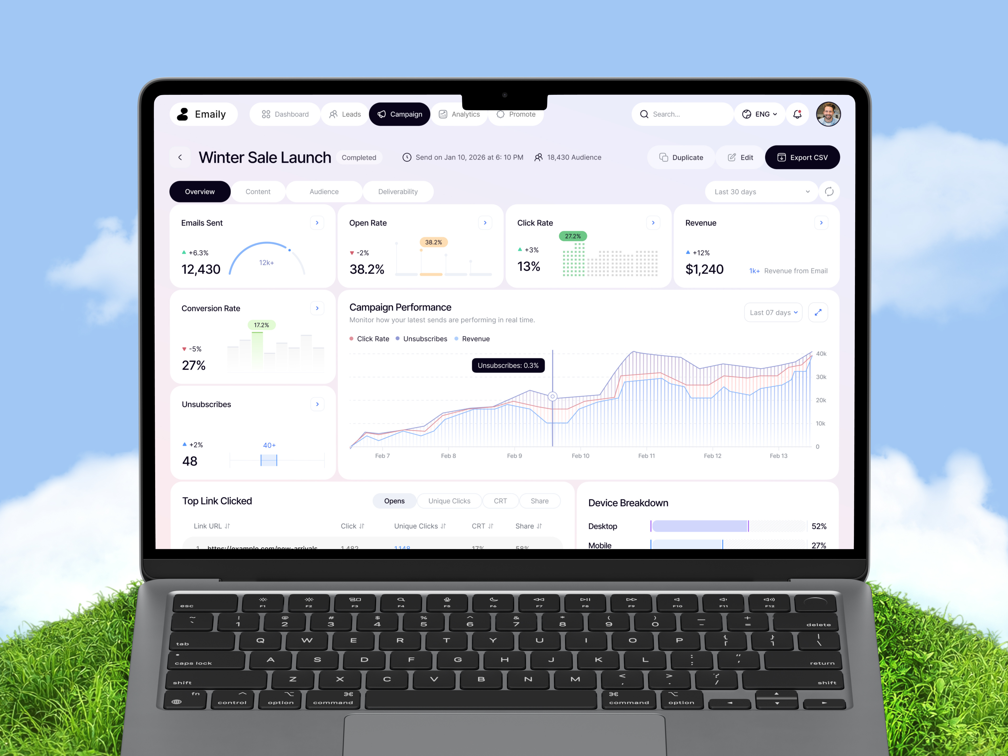 Example of Saa S Landing Page UI/UX High Converting