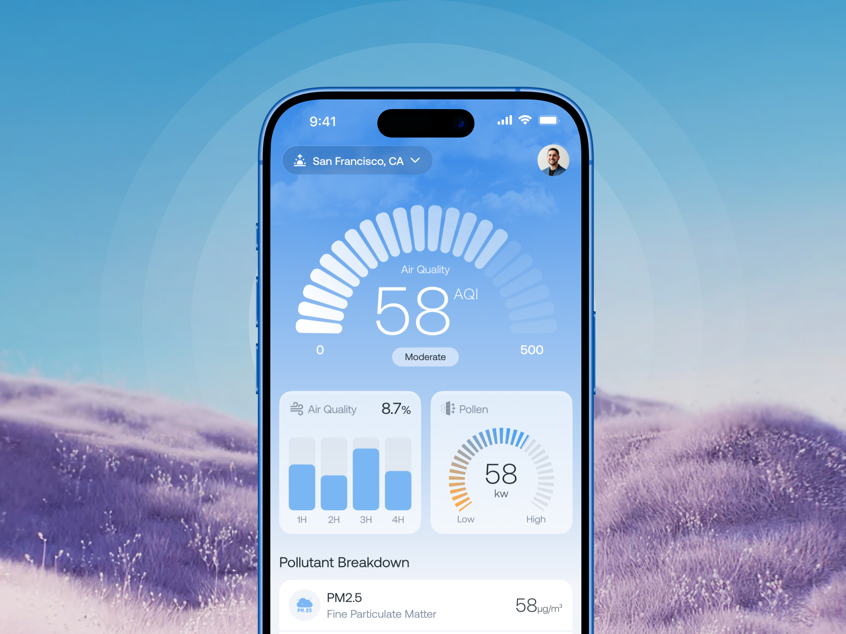 Purio - Air Quality tracking app