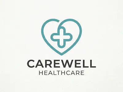 Healthcare Logo - Modern Medical Brand Identity Design animation branding clinic branding cross logo design graphic design healthcare logo heart logo hospital logo illustration logo logo corporate love shape logo medical branding medtech minimal logo professional logo simple logo trust branding