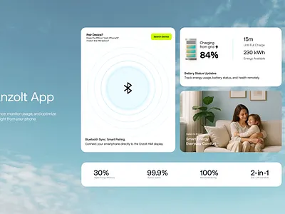 Enzolt Energy branding design graphic design mobile mobile app ui design uiux website