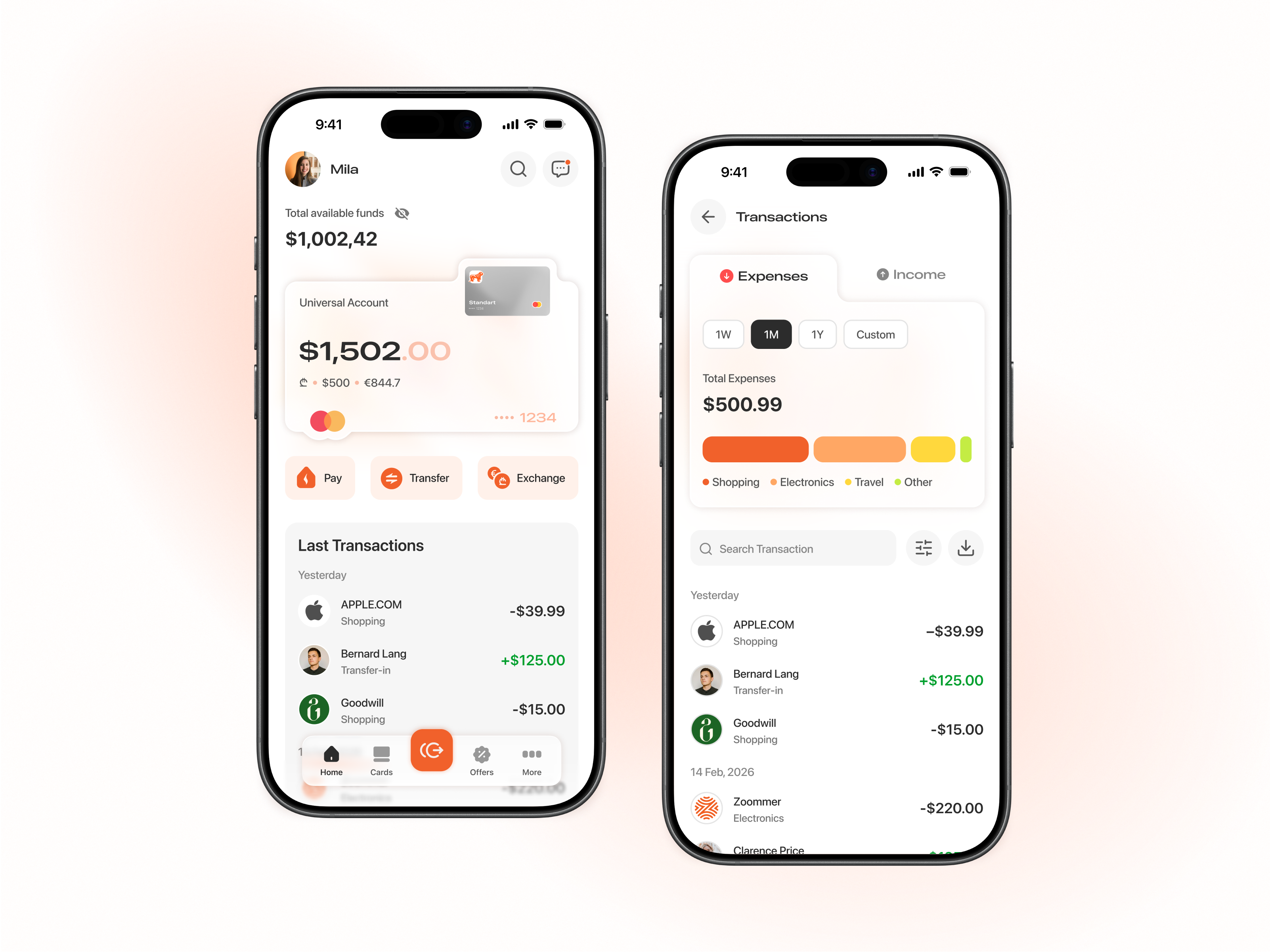 Bank of Georgia — Mobile App Redesign Concept