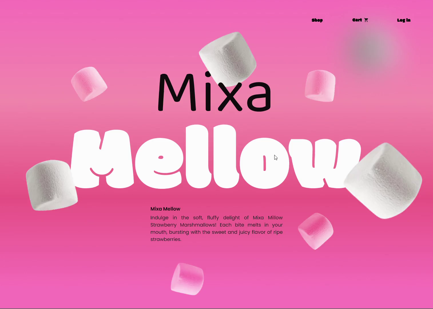 Candy Store Web Experience
