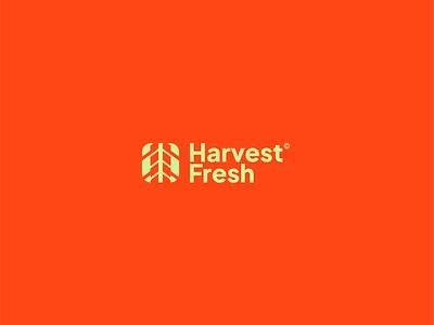 Harvest Fresh Logo 3d adobe animation branding creative design graphic design illustration logo minimal motion graphics ui vector