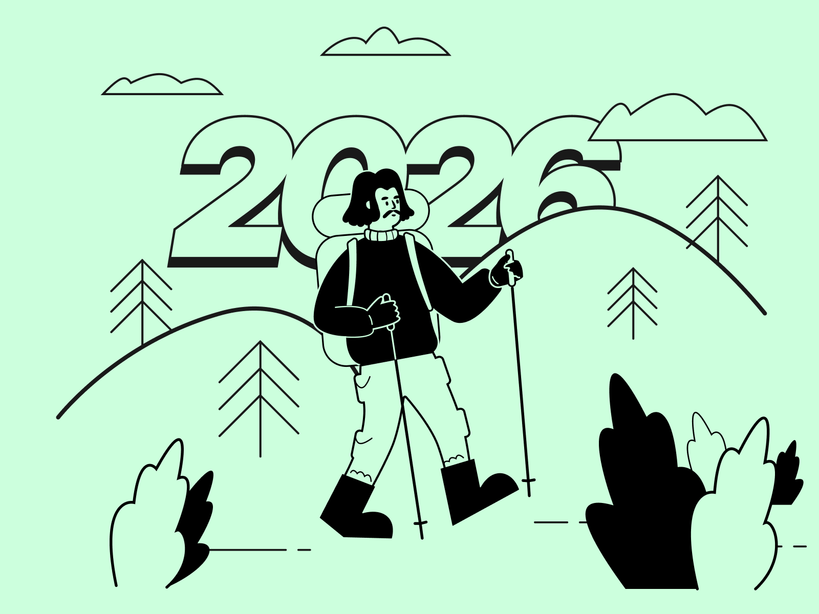 Business illustration 2026 for a marketing blog