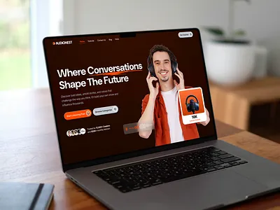 AUDIONEST — Podcast Streaming Platform audio player ui design content discovery ui creator platform ui dark ui design episode card design media platform ux podcast app design podcast player ui podcast website design product design saas ui design streaming platform ui ui ux design ux design web app design