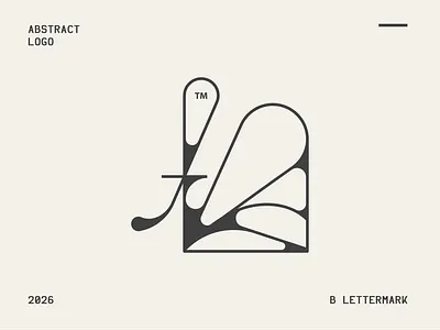B LETTERMARK / LOGO 2026 2026 b logo letter mark branding design graphic design logo minimal logo