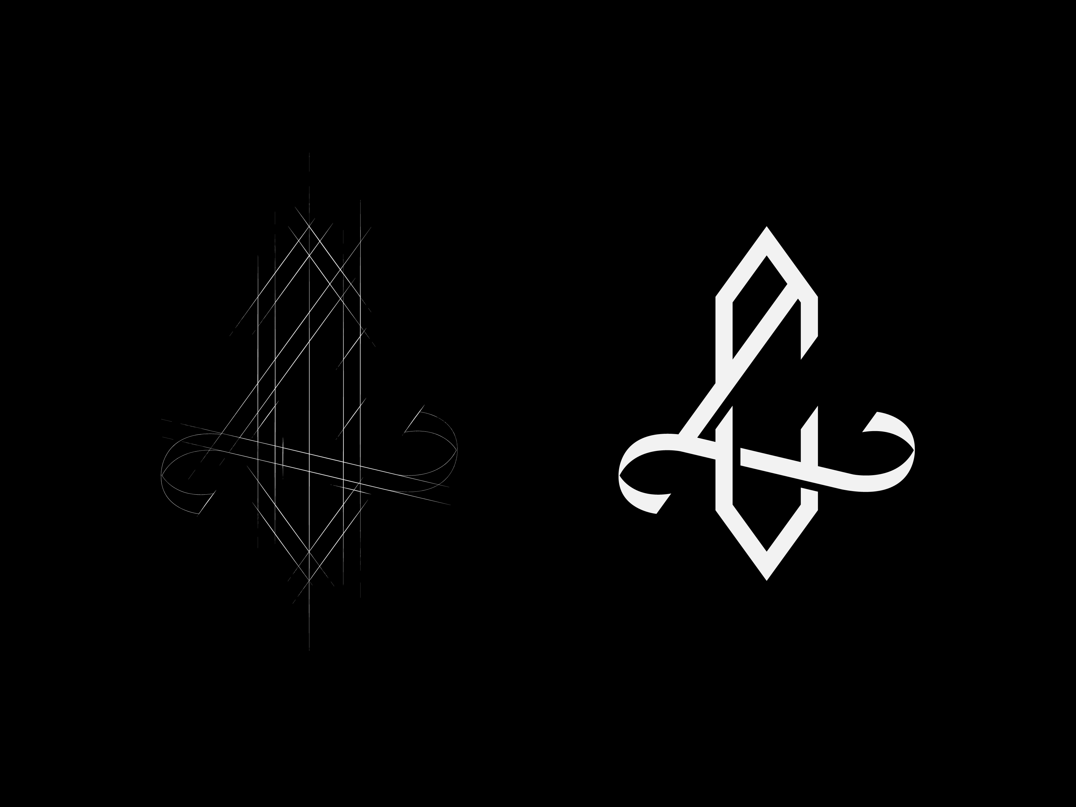 CL Monogram blackletter cl logo logotype monogram typography