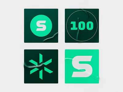 SOUS 100 icon identity logo sticker