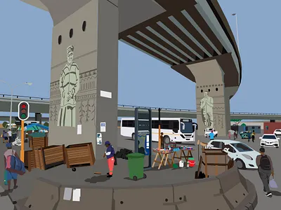 Esikhumulweni samabhasi african cato manor durban illustration illustration market vector