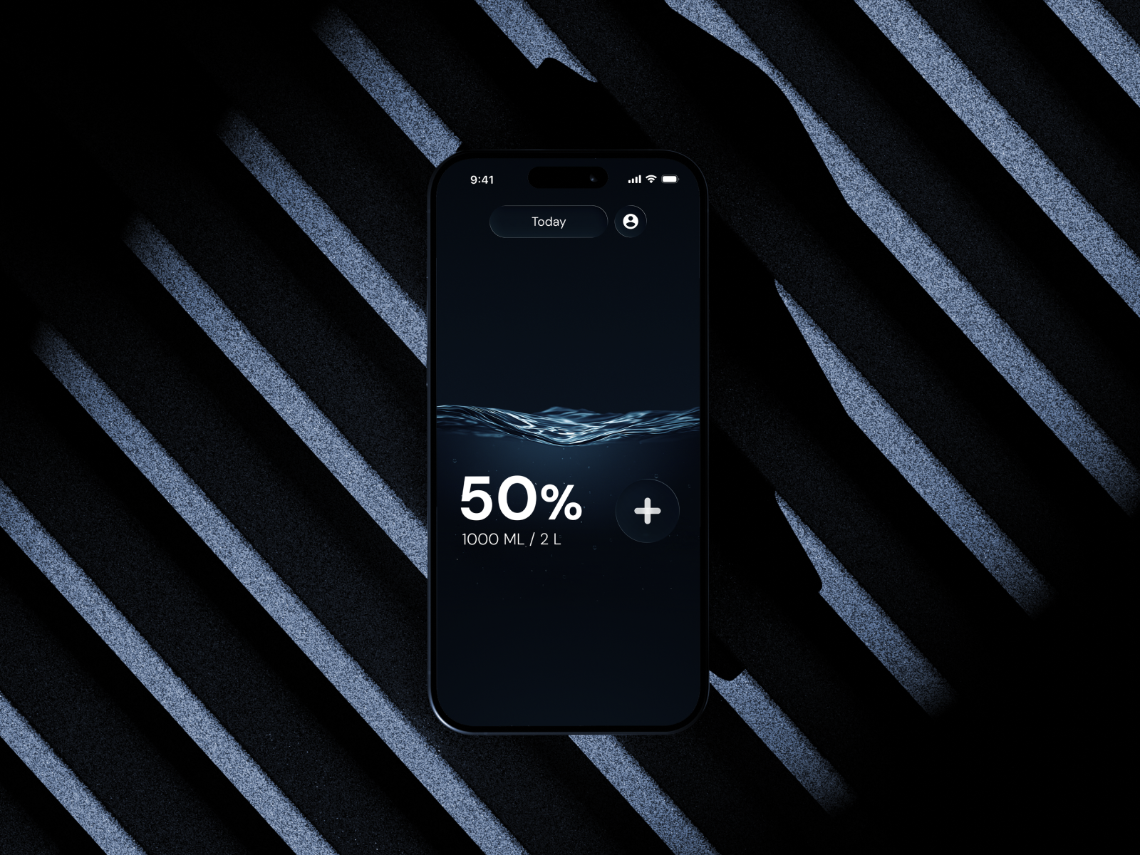 Omi — Water Tracking App Concept app branding app case study clean ui daily habit tracker fitness mobile app health app concept hydration app ios app design minimal interface mobile app ui mobile product design modern ui product design ui ui design ui inspiration user interface design ux design water tracking app wellness app design