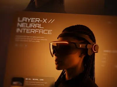 LAYER-X glasses website concept concept glasses homepage product ui web design