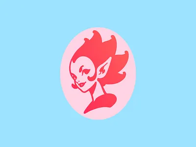 Flower Elf beauty branding cartoon creature design elf fantasy flower forest graphic design icon illustration logo logo design magic minimalist mythical vector