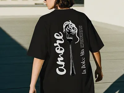 Amore t-shirt design adobe brand design branding design graphic design illustration logo merchandising t shirt