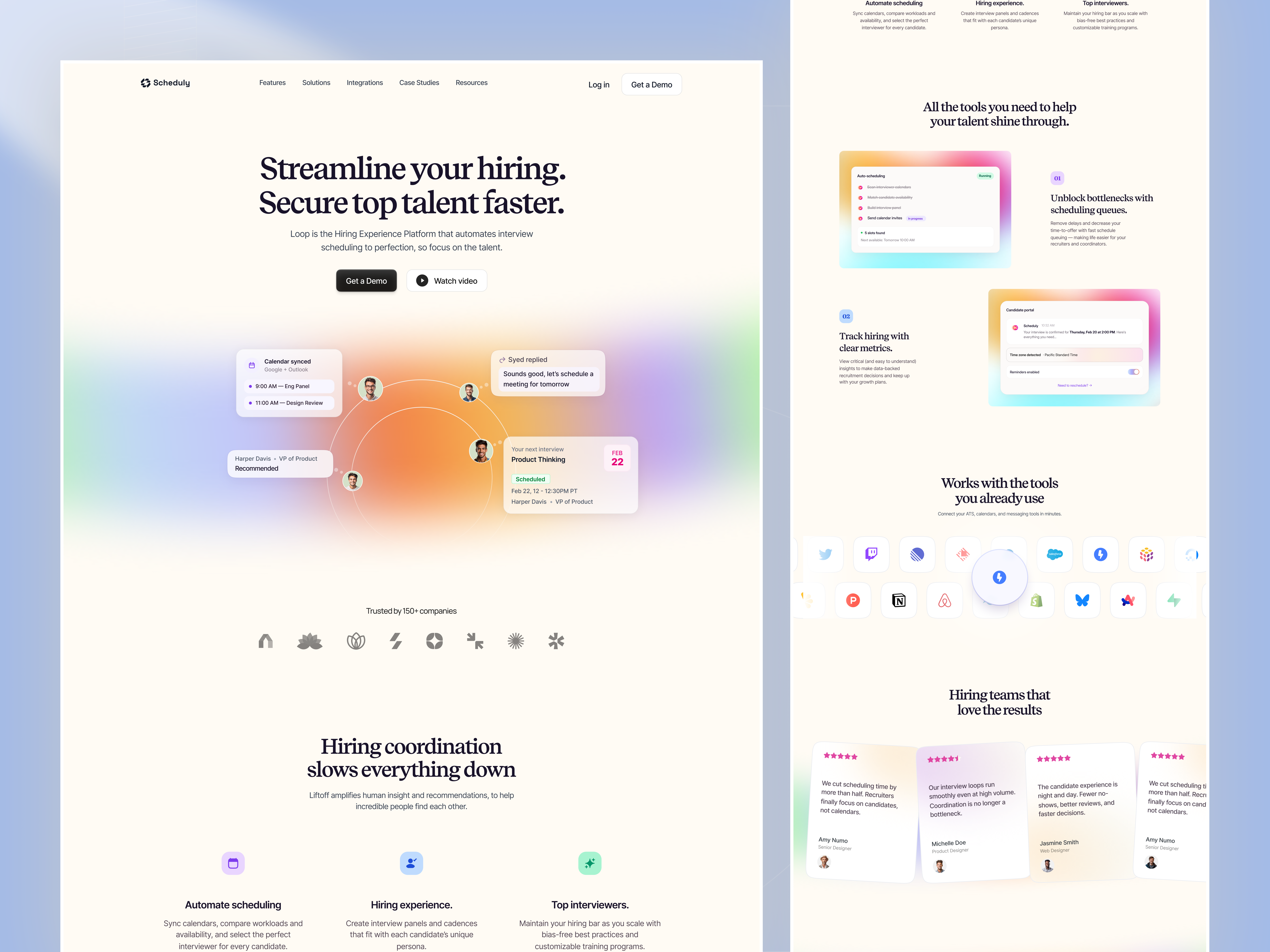 Example of Clean And Modern Website Design Service
