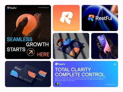SaaS Brand Identity, Logo Design, Visual Identity, brand book brand guidelines brand identity brand sign brand visual branding brandingweb design erp logo erp visual identity identity logo logo book logo design logo designer logotype r logo startup timeless logo visual identity