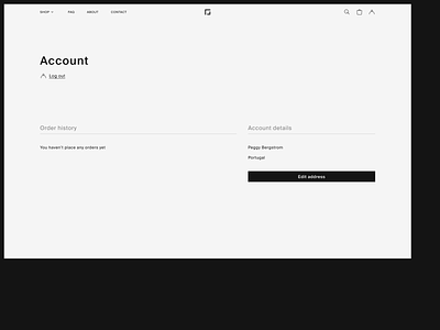 Account page daily ui design interface ui user profile ux web