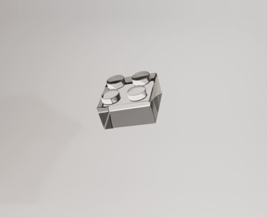 3D Lego Brick | Abstract | Animation 3d abstract animation blender glass lego product transparent
