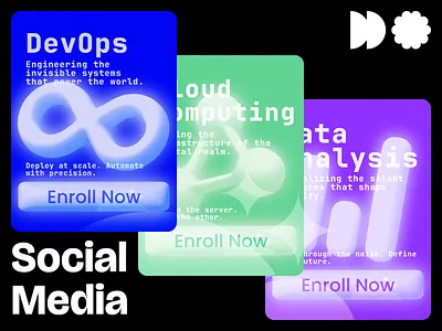 Social Media Posts | CS Bootcamp 3d abstract brand identity branding brutalism graphic design social media ui