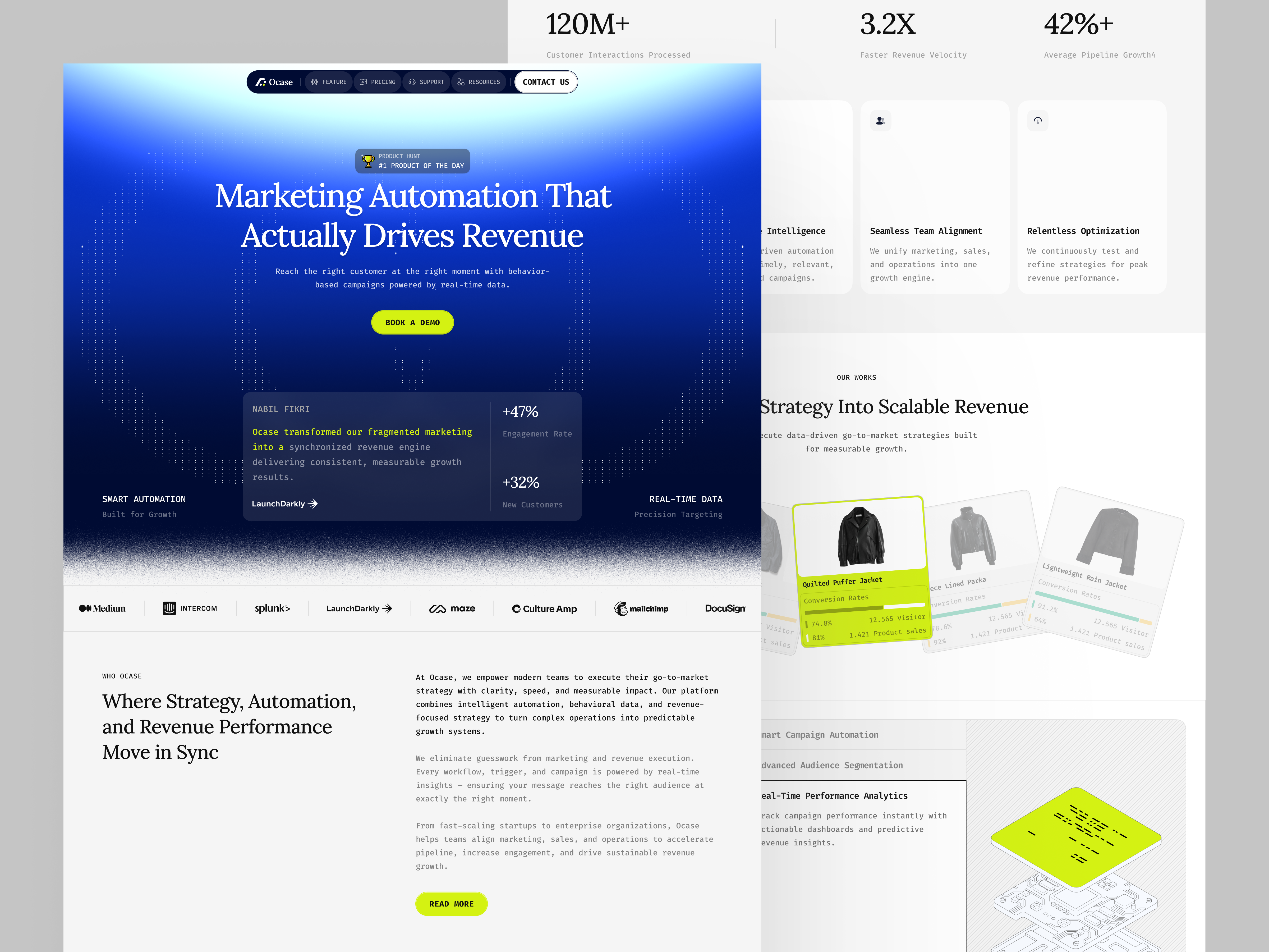 Ocase - Digital Marketing Landing Page