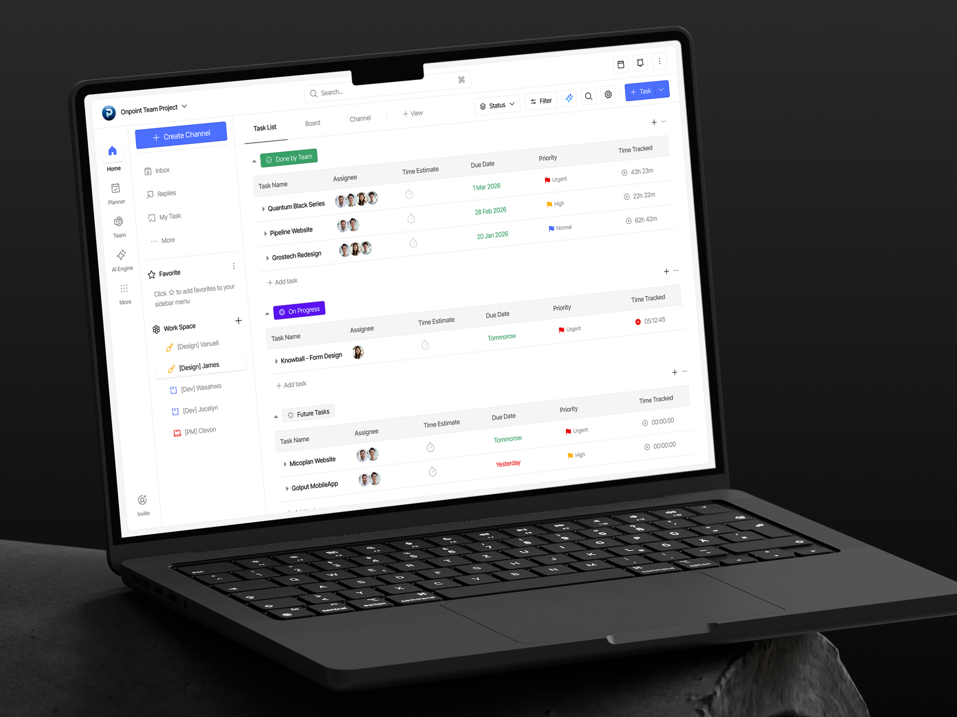 AI Project Management Dashboard