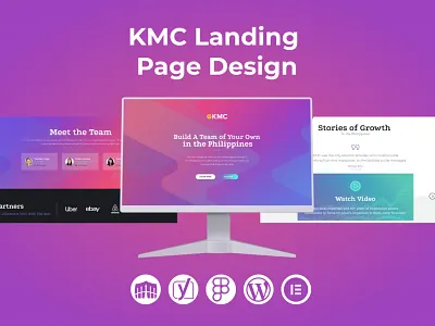 KMC Landing Page Design web design
