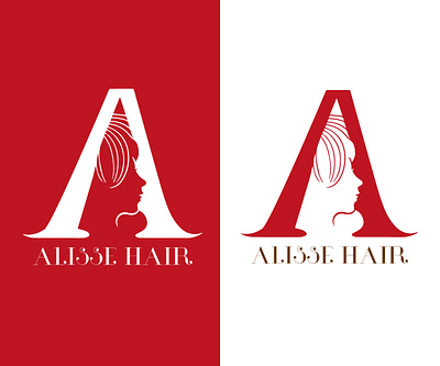 Hair style logo design graphic design illustration logo typography vector