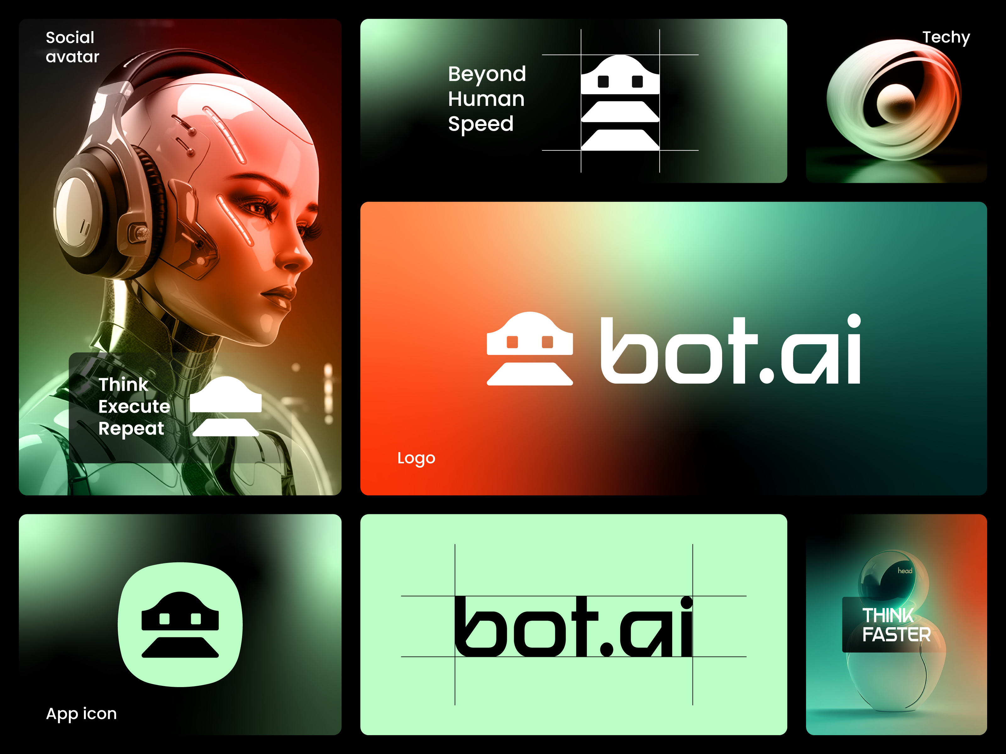 Bot logo design ( premade logo ) ai ai logo artificial intelligence automation automation logo bot bot logo branding design logo premade logo robot robot logo robotics technology logo unused logo