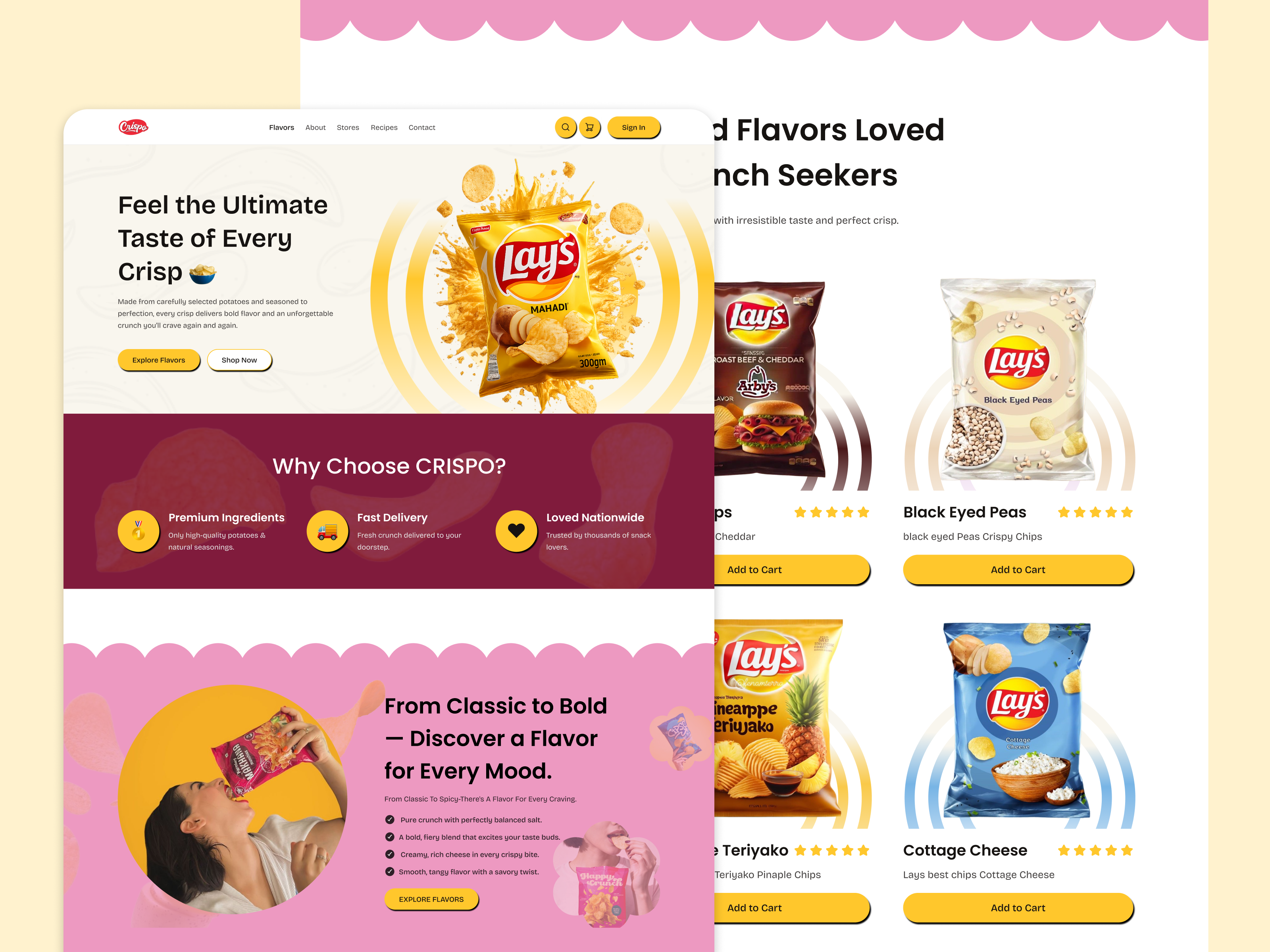 Chips Brand Website Design