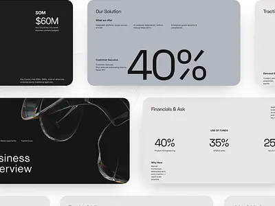 Business Overview presentation minimalist modern style