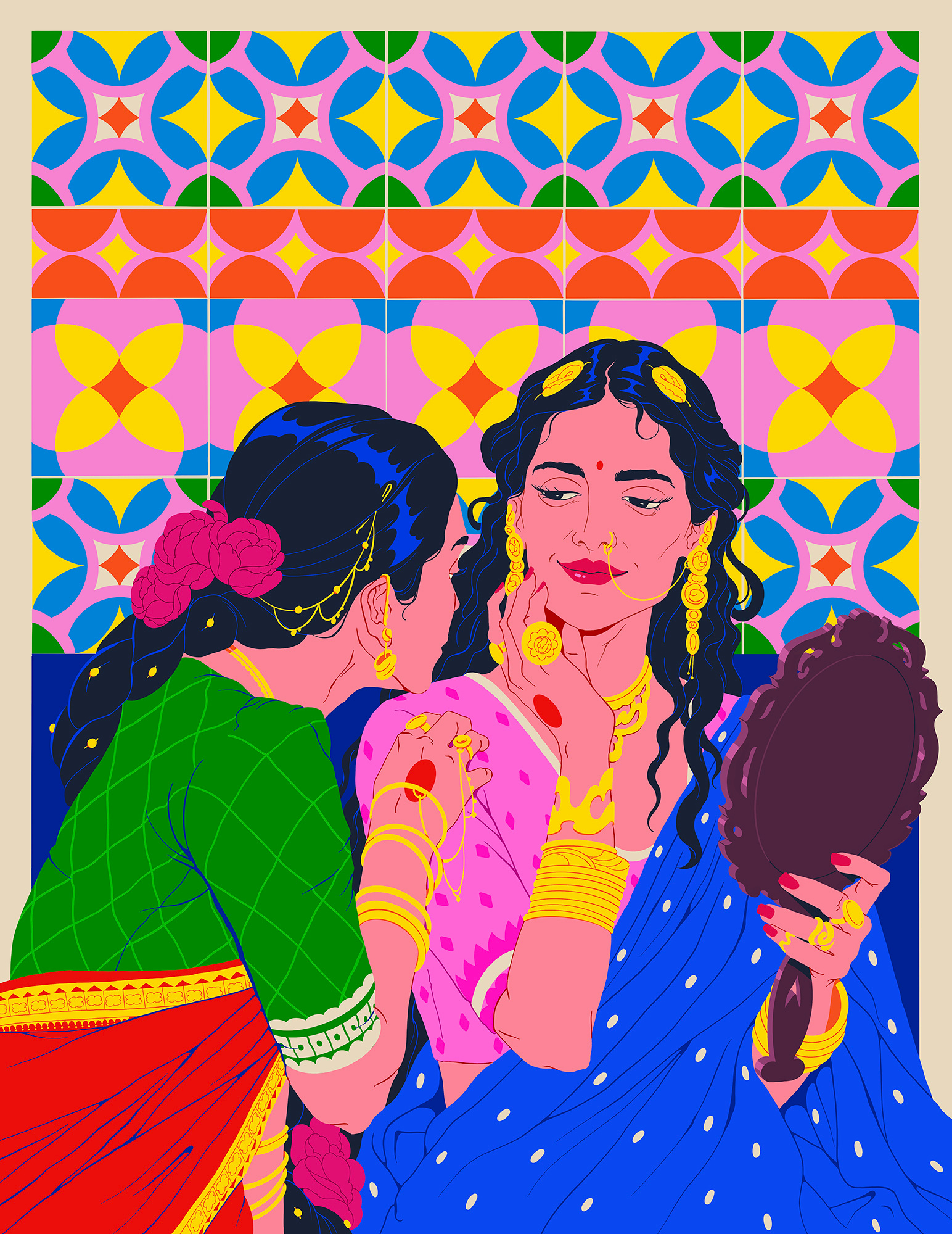 Hidden between hushes 🤫 art design illustration sajid