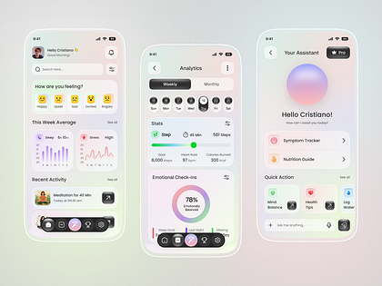 AI Wellness & Mood Tracker Mobile App