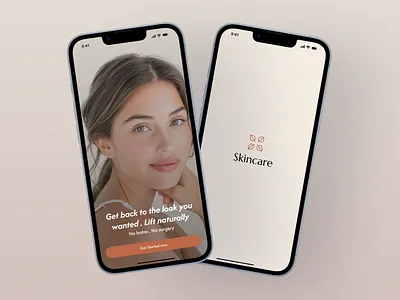 Skincare Mobile app appdesign beauty app branding graphic design mobile app mobiledesign productdesign skincare app ui uidesign uiux