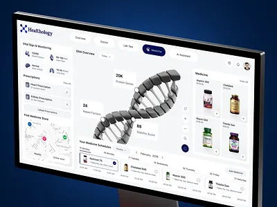 Patient Portal – Medicine Management dashboard design agency health health monitoring health tech healthcare healthology medicine medicine management medicine remainder online store orionix orionix studio patient app patient portal prescription web app web app agency web application web portal