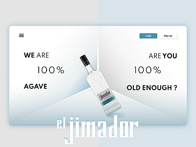 el-Jimador alcoholfreedesign branding el jimador ui website design